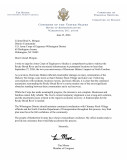 Letter to Army Corps